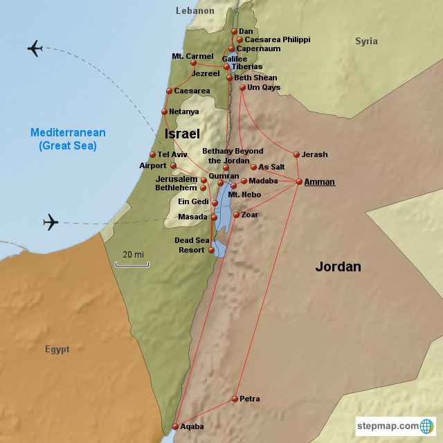 Biblical Jordan & Israel 14 Day Tour