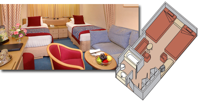Large or Standard Inside Staterooms